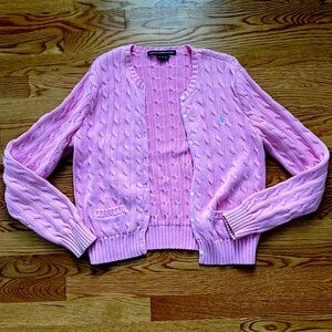 Ralph Lauren sport pink sweater